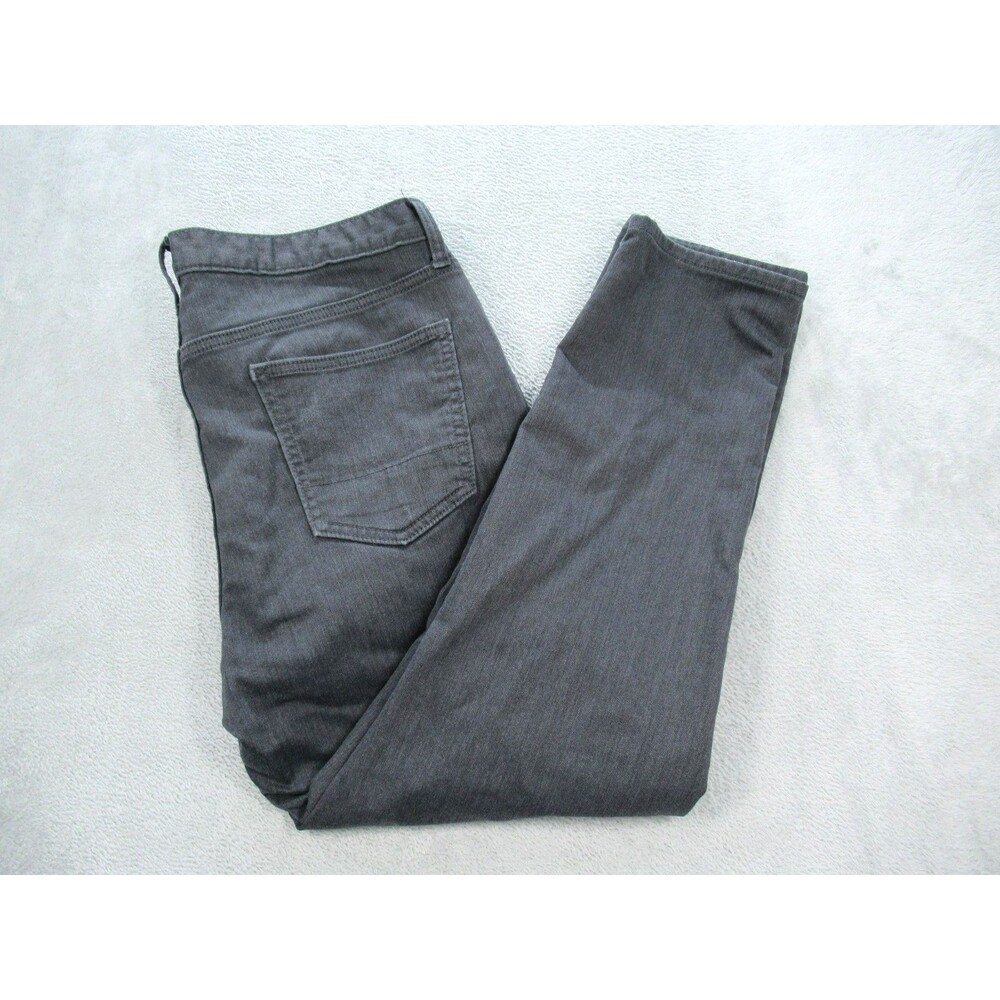 Banana Republic Travel Jeans Men's 33 x 26 (Tag 35x30) Athletic Fit Black